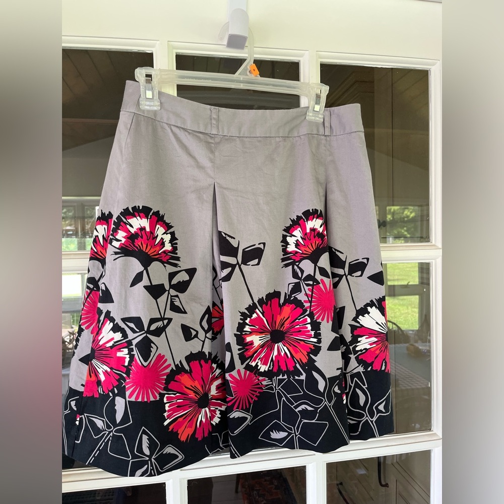 Apt 9 Floral Skirt Lined Size 6
